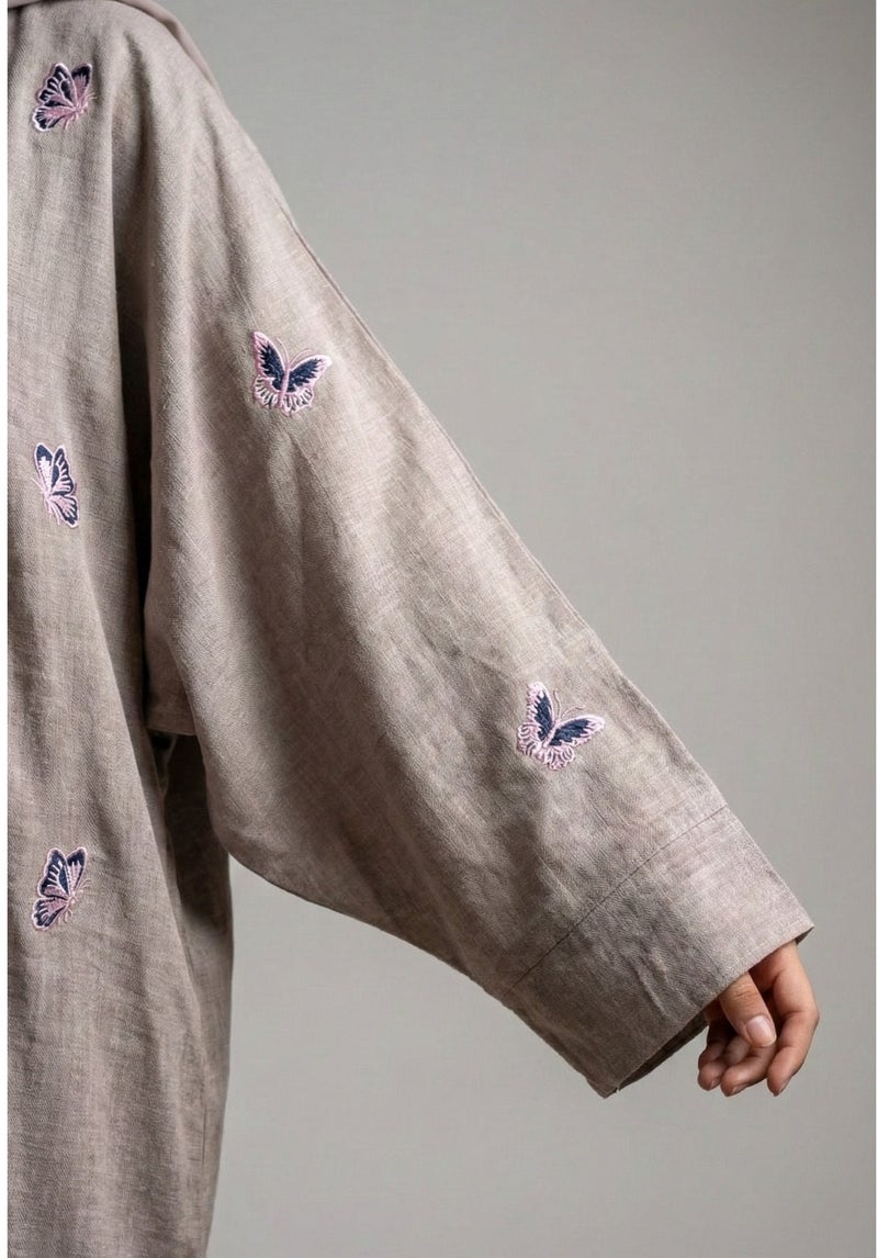 BHNS School abayas, linen bisht fabric, and teenage abayas | Teenage abaya and the teenage stage abaya | Colorful abayas for the teenage age and abayas for the teenage age | Abaya for the teenage age and small abayas | Small abayas for girls suitable for every style | Abaya for short girls and abaya for petite | Abaya for school and abayas for intermediate | Abaya for secondary and abaya for university | Elegant, luxurious, stylish, soft abayas | Al-Hiba abaya trend, Gulf bisht | Abayas for teenage girls and for teenagers suitable for school and intermediate. - Image 2